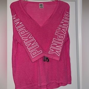 Victorias Secret Pink 3/4 sleeve top